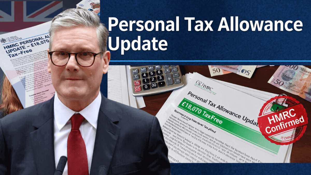 HMRC Officially Confirms Tax‑Free Personal Allowance...